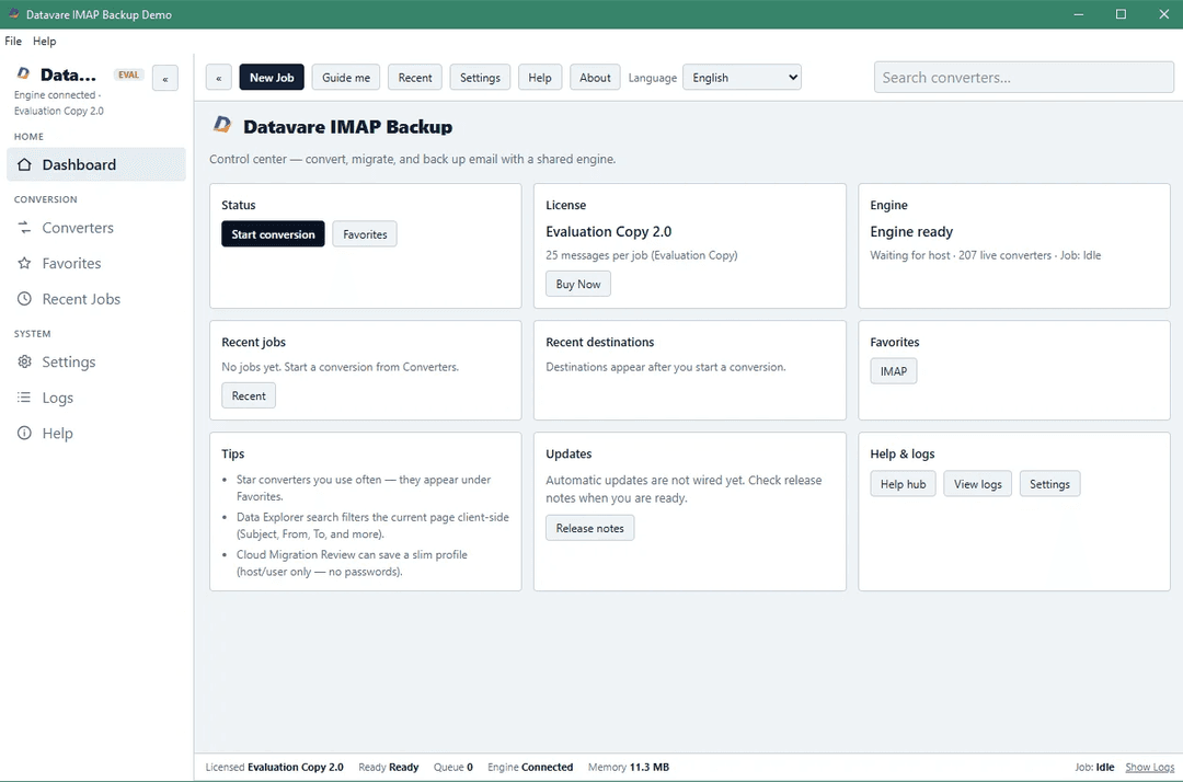 DataVare IMAP Backup Tool