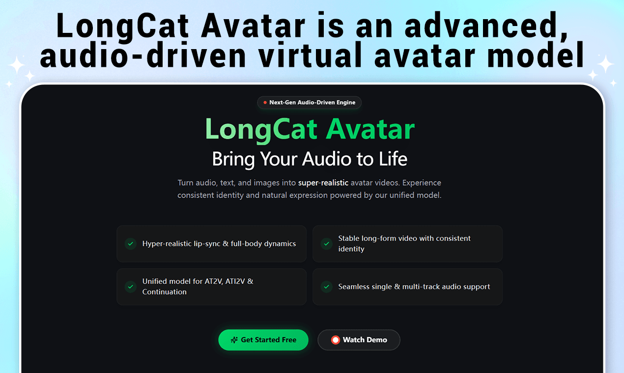 Image for LongCat Avatar