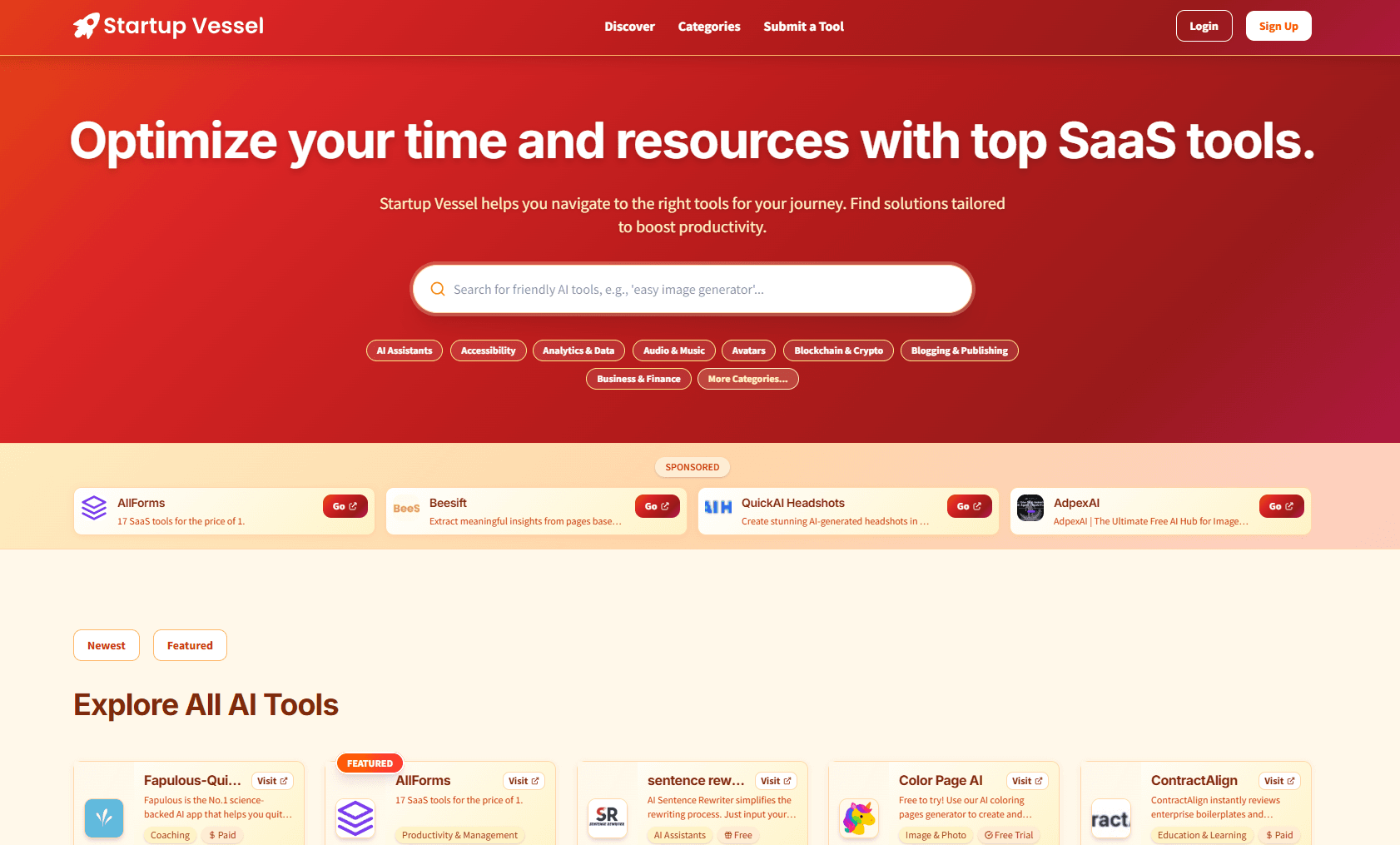 Image for Startup Vessel