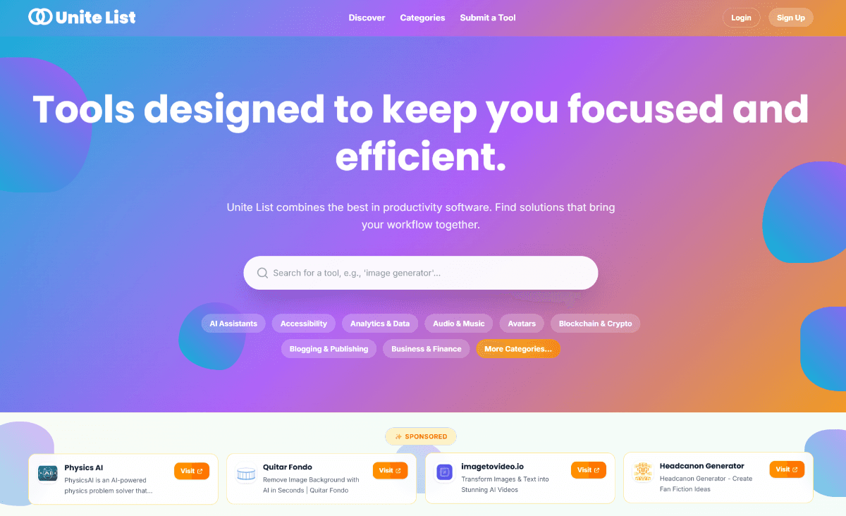 Image for Unite List