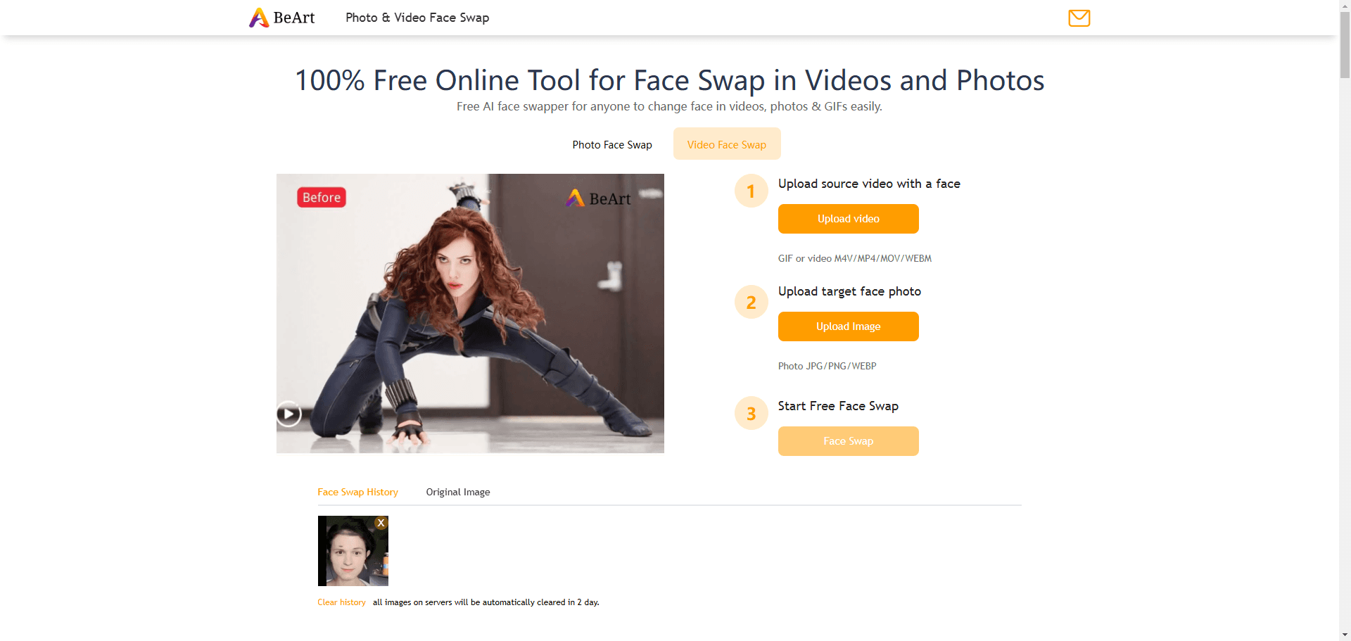 Image for BeArt AI Video Face Swap