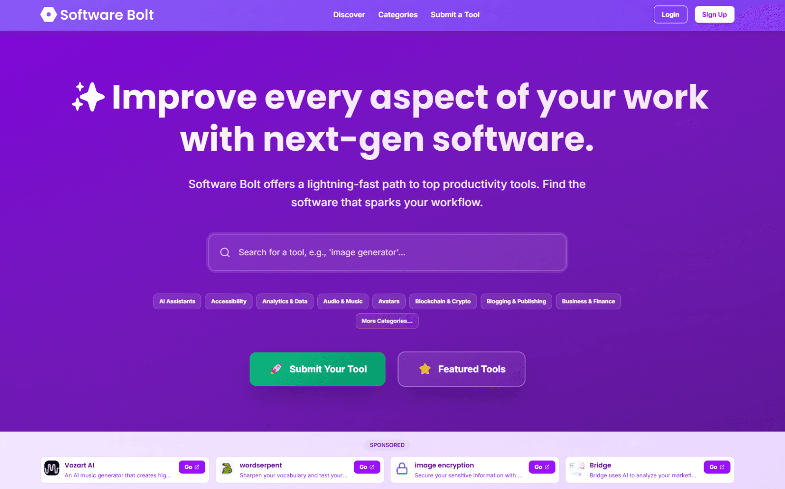 Image for Software Bolt