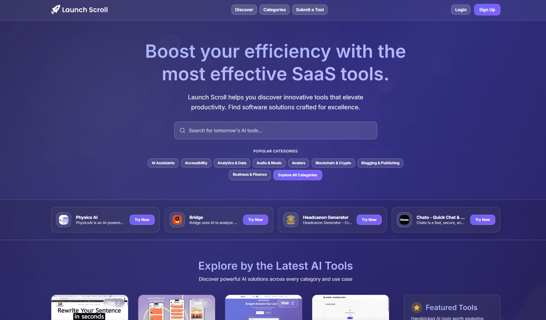 Image for Launch Scroll
