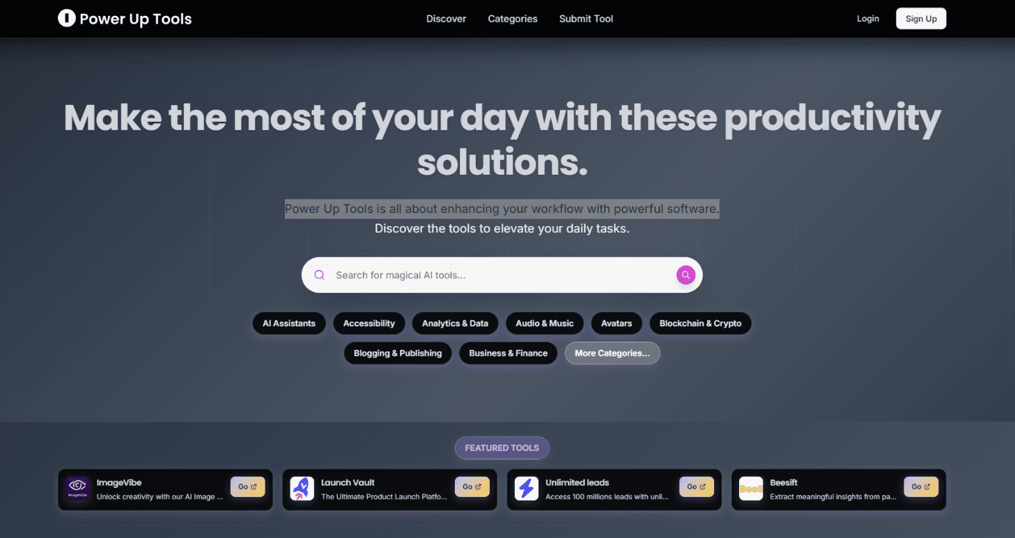 Image for Power Up Tools