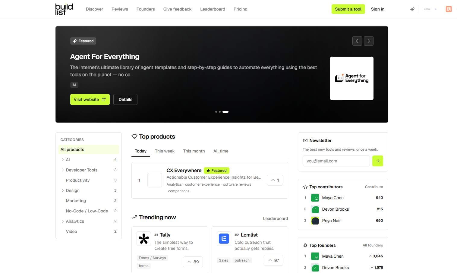 Buildlist