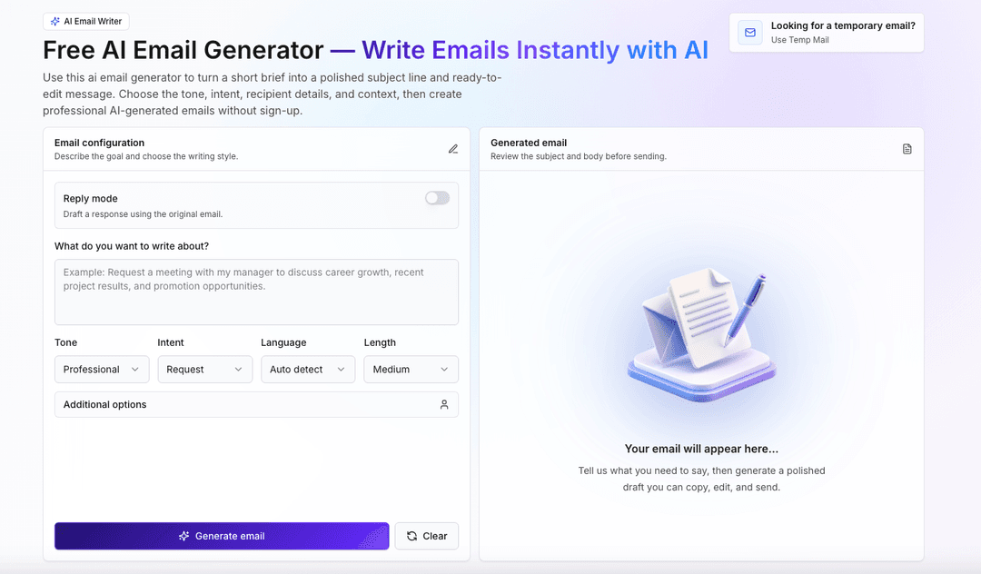 AI Email Generator