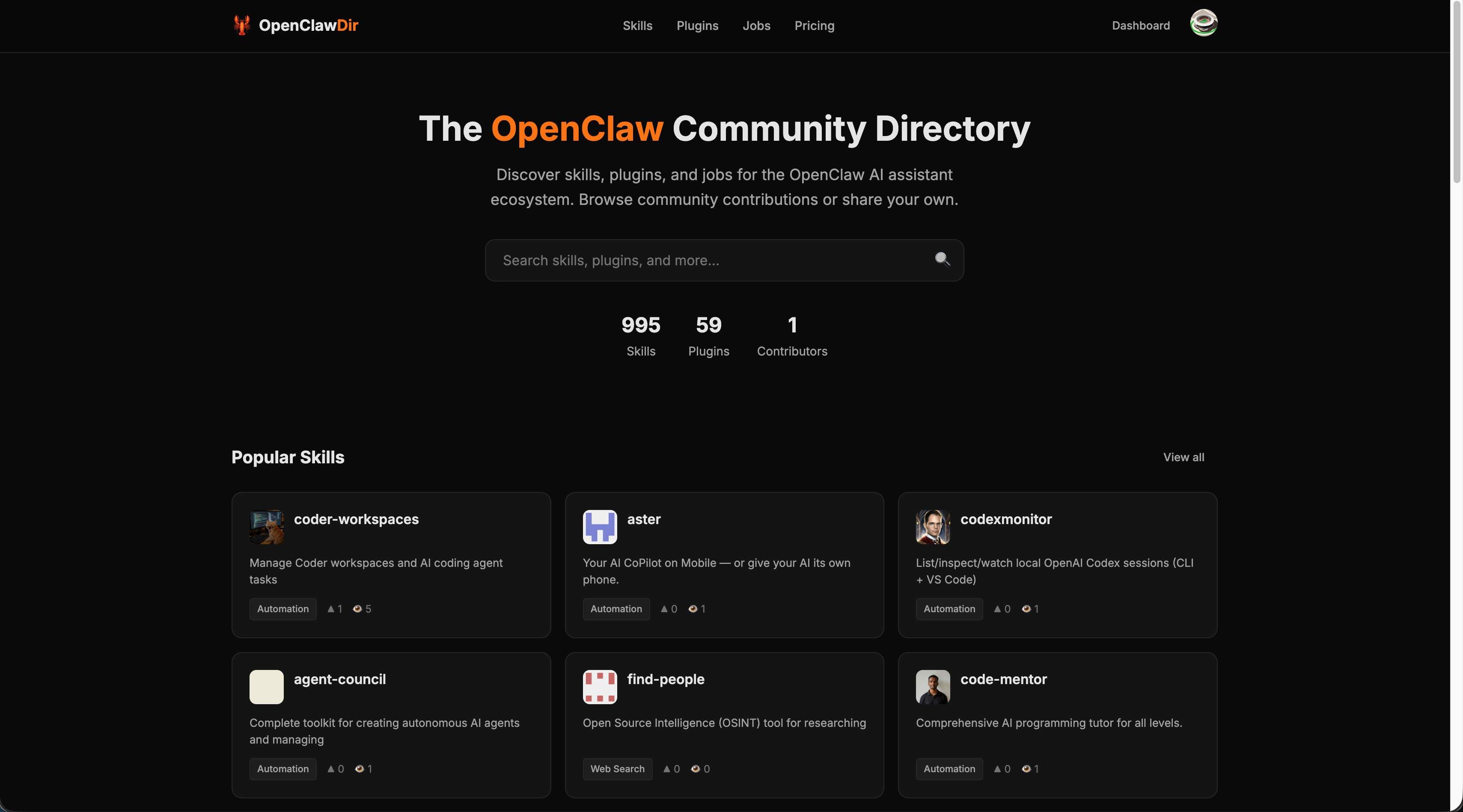 Image for Open Claw Directory