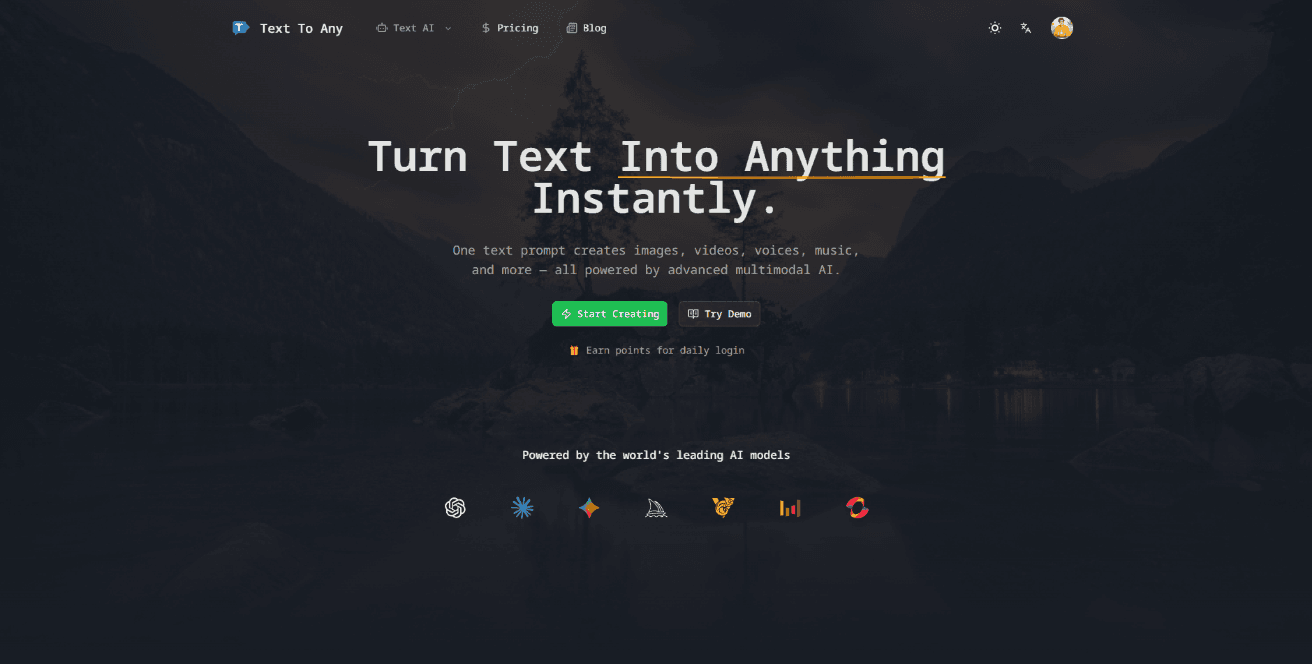 Image for Text To Any