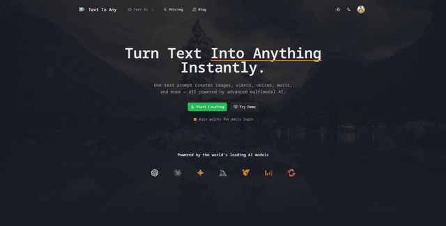 Text To Any Image of Text To Any