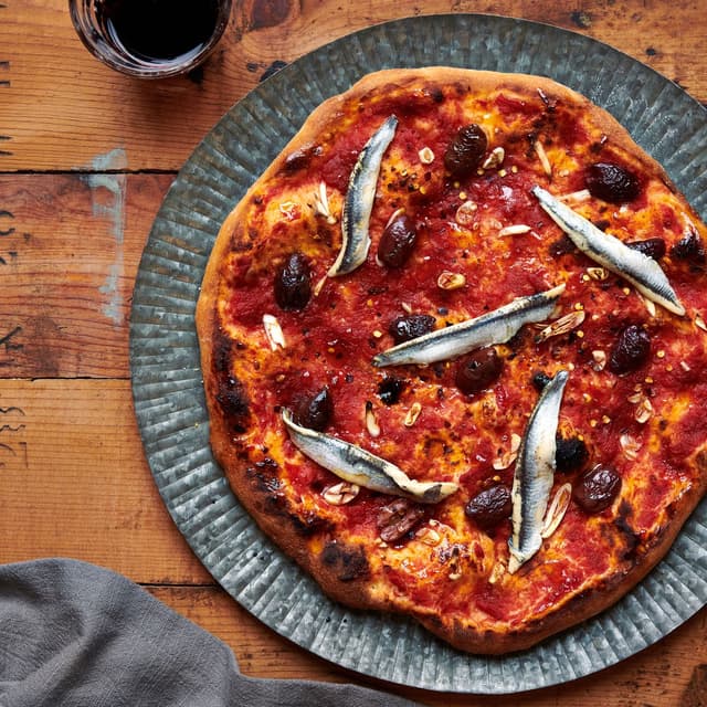 Anchovy Pizza (Napoletana) Image of Anchovy Pizza (Napoletana)