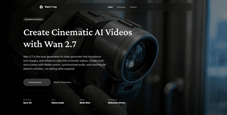Image for Wan 2.7 AI Video Generator