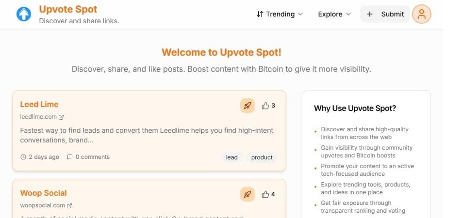 Image for UpVoteSpot