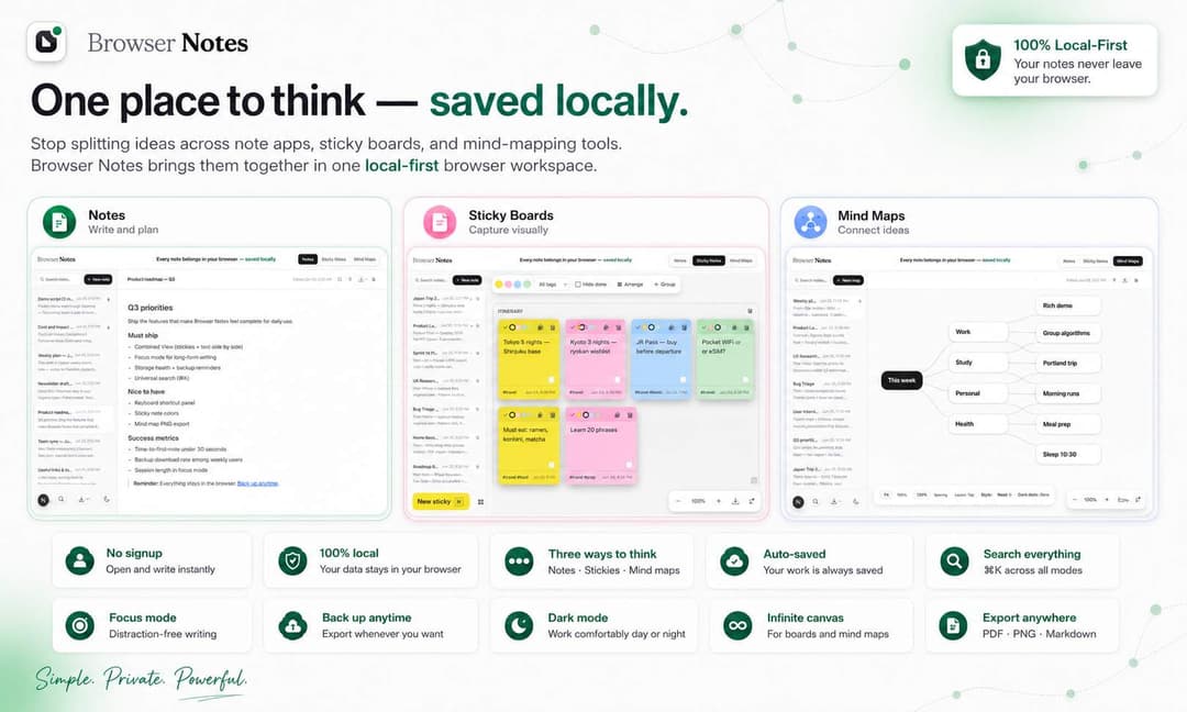 Browser Notes