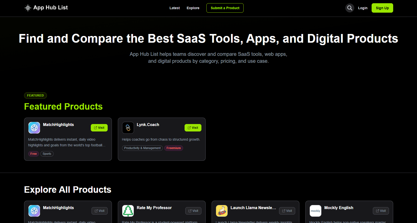 App Hub List