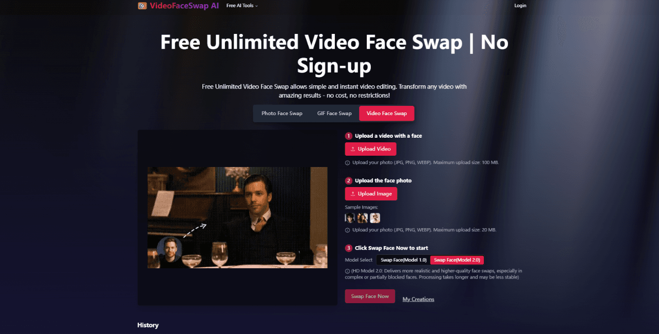 Video Face Swap