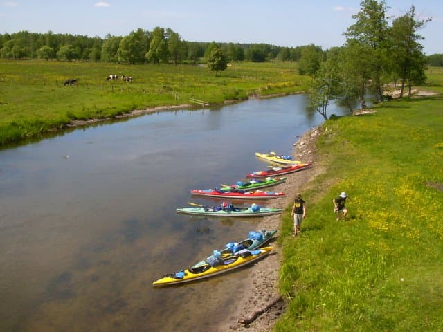 Image for Canoeing in Poland on the trails of: Krutynia, Rospuda, Biebrza, Czarna Hańcza, Pisa and Łyna