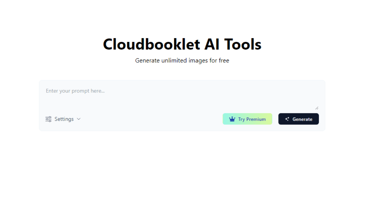 Image for Cloudbooklet AI